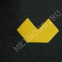 Сигнальная пластиковая разметка Mehlhose L-образный, прямоугольные края (10 шт/уп)