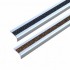 Алюминиевый профиль для краев ступеней с противоскользящей лентой, 1000x50x25 мм
