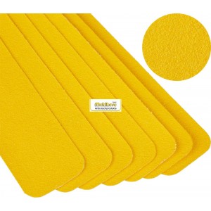 Универсальный тип, полосы, 10 шт в упаковке, 60-Grit, желтый цвет