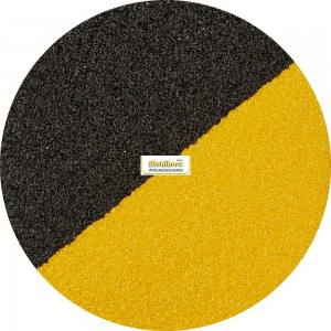 Полосы, 10 штук в упаковке, для неровных, профилированных и грубых поверхностей, желто-черный цвет (формуемый тип ленты)
