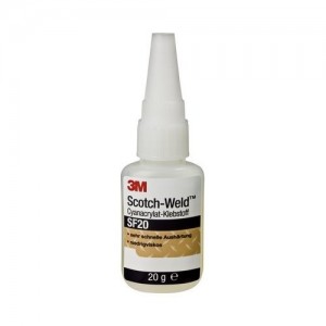 3М™ Scotch-Weld™ SF20 Цианоакрилатный однокомпонентный клей, прозрачный, 20г