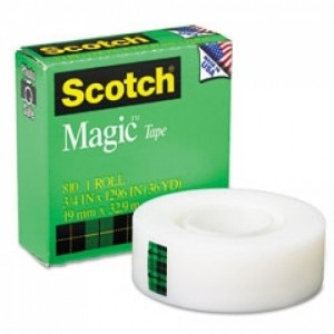 3M™ Scotch® Magic 810 Невидимая клейкая лента в коробочке, 19 мм х 33 м