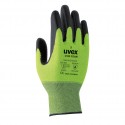 Перчатки защитные трикотажные UVEX С500 FOAM противопорезные  с текстурированным нитриловым покрытием 