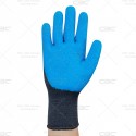 Перчатки защитные трикотажные х/б ОСЕНЬ Р с текстурированным латексным покрытием 10 класс ручной оверлок
